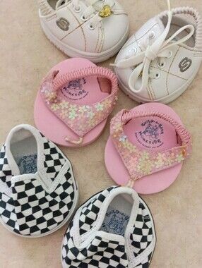 3 Build-A-Bear Workshop Shoe Lot